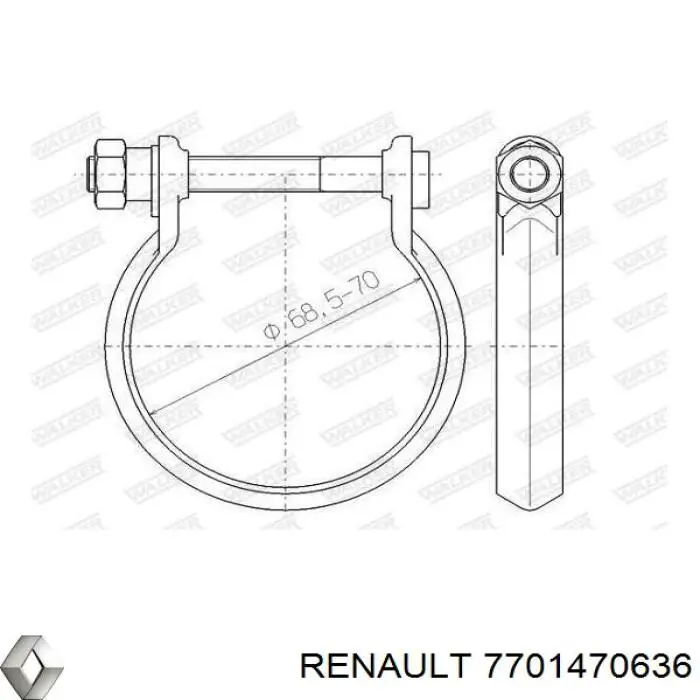  7701470636 Renault (RVI)