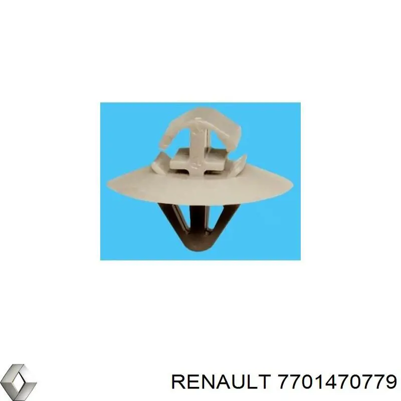 Пистон (клип) крепления молдинга двери 7701470779 Renault (RVI)