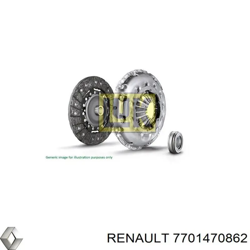 Сцепление 7701470862 Renault (RVI)