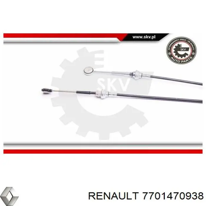 Трос КПП Renault (RVI) 7701470938 цена, от 53.16 USD