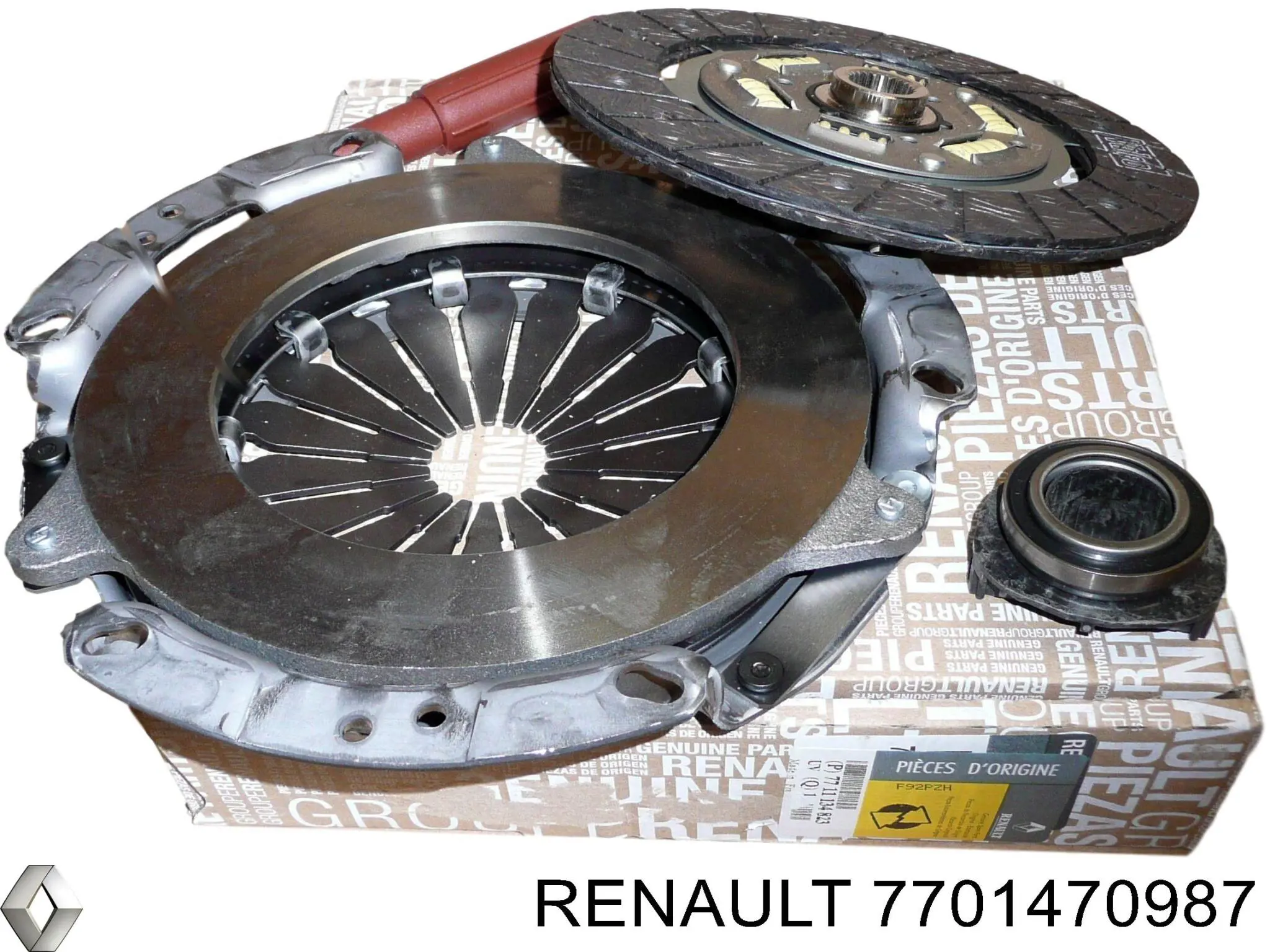 Купить 7701470987 Renault (RVI) Комплект сцепления (диск, корзина, подшипник)