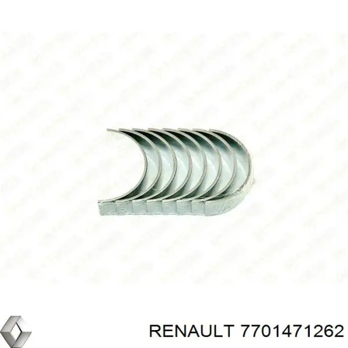 Шатунные вкладыши коленчатого вала Renault (RVI) 7701471262 цена, от 16.26 USD