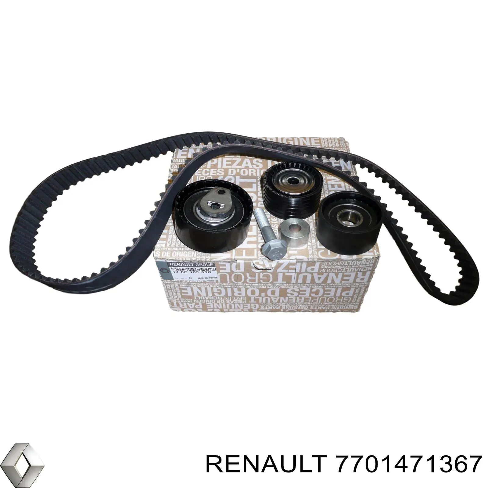 Комплект ГРМ 7701471367 Renault (RVI)
