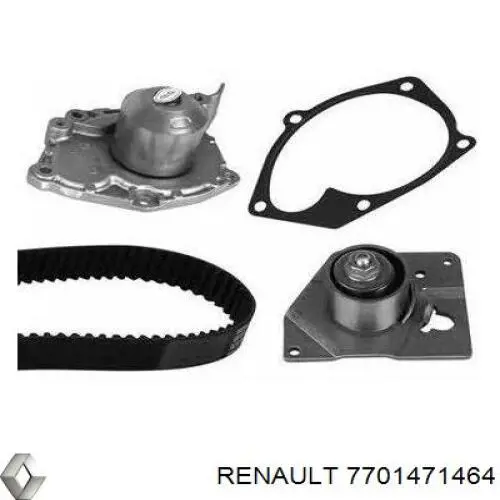 Ремень ГРМ, комплект Renault (RVI) 7701471464
