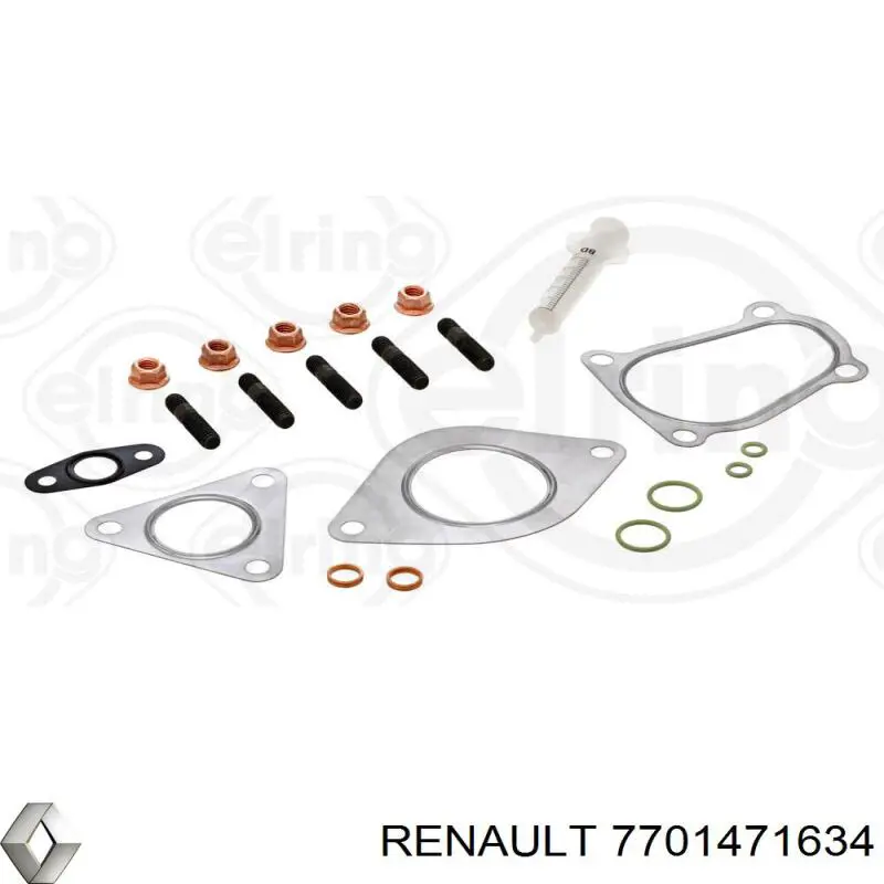 7701471634 Renault (RVI) турбина