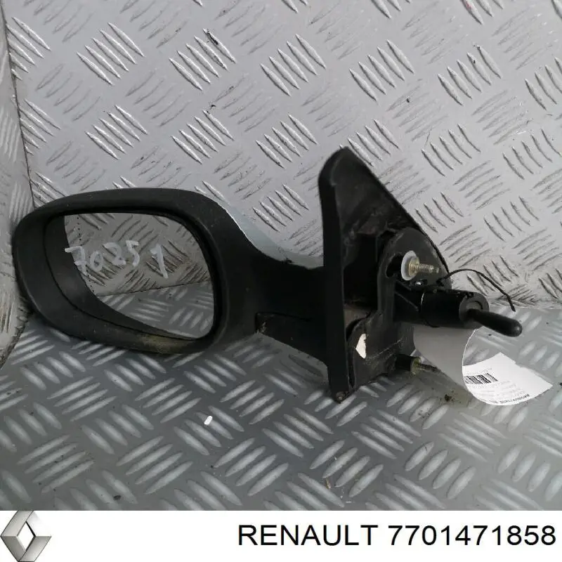 7701471858 Renault (RVI) зеркало заднего вида левое