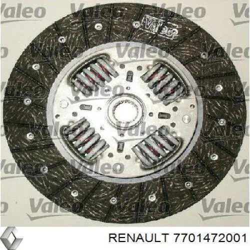Комплект сцепления (3 части) Renault (RVI) 7701472001 цена, от 104.82 USD