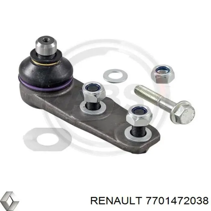 Нижняя шаровая опора 7701472038 Renault (RVI)