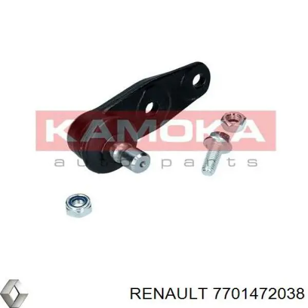 Шаровая опора, нижняя Renault (RVI) 7701472038 цена, от 8.65 USD