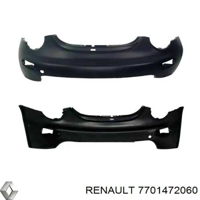 7701472060 Renault (RVI) передний бампер
