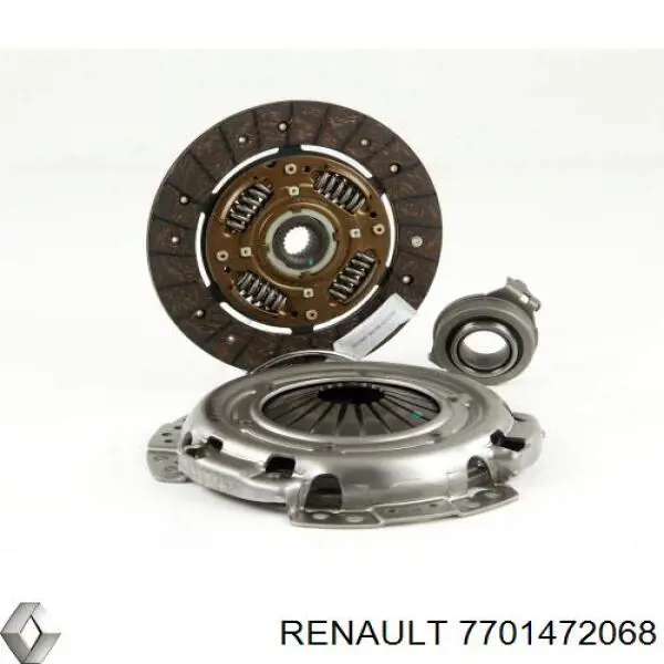Комплект сцепления (3 части) Renault (RVI) 7701472068 цена, от 92.48 USD