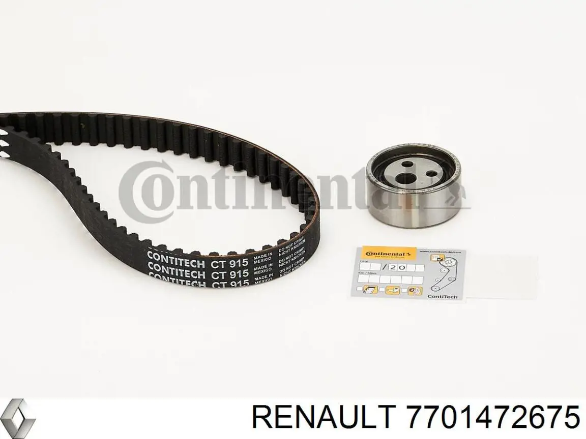 ГРМ ремни, комплект Renault (RVI) 7701472675 цена, от 34.25 USD