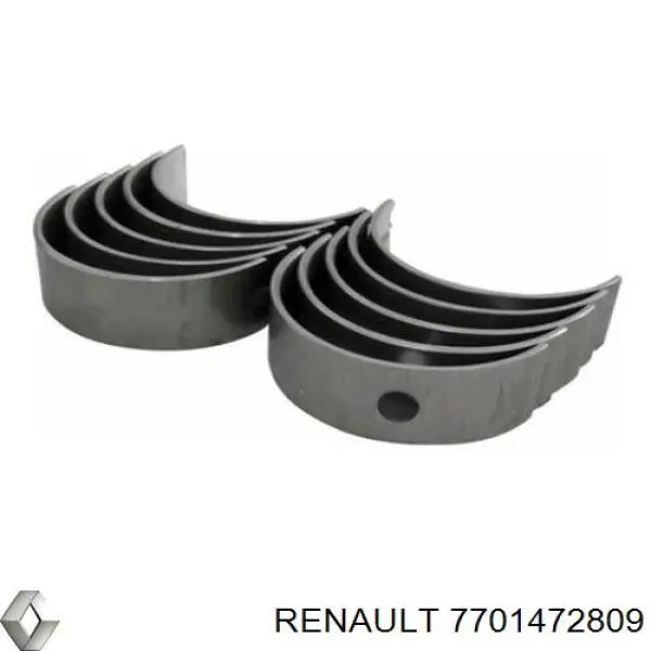 Folhas inseridas principais de cambota, kit, padrão (STD) para Renault Master (HD, FD)