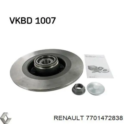 Задний тормозной диск Renault (RVI) 7701472838 цена, от 78.94 USD