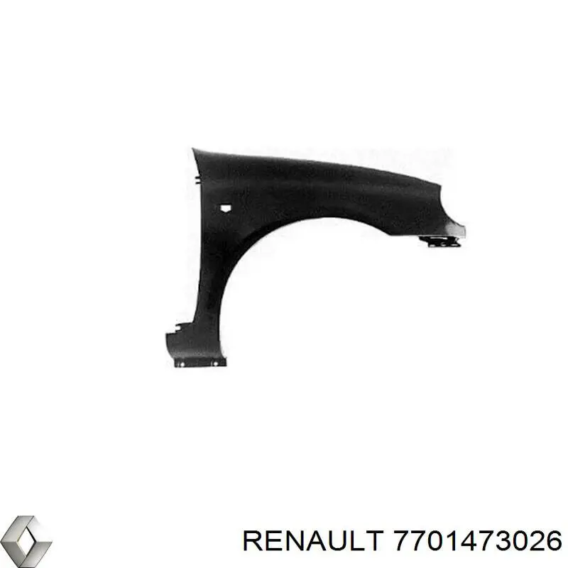 Купить 7701473026 Renault (RVI) Крыло переднее правое