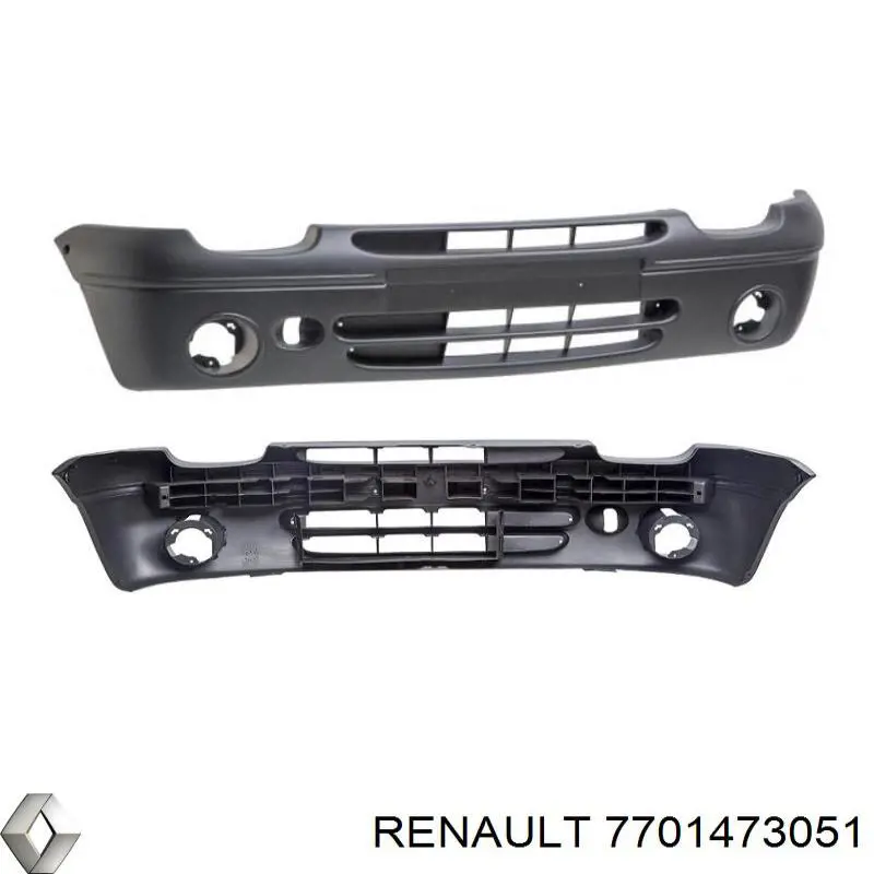 Купить 7701697654 Renault (RVI) Буфер (бампер) передний