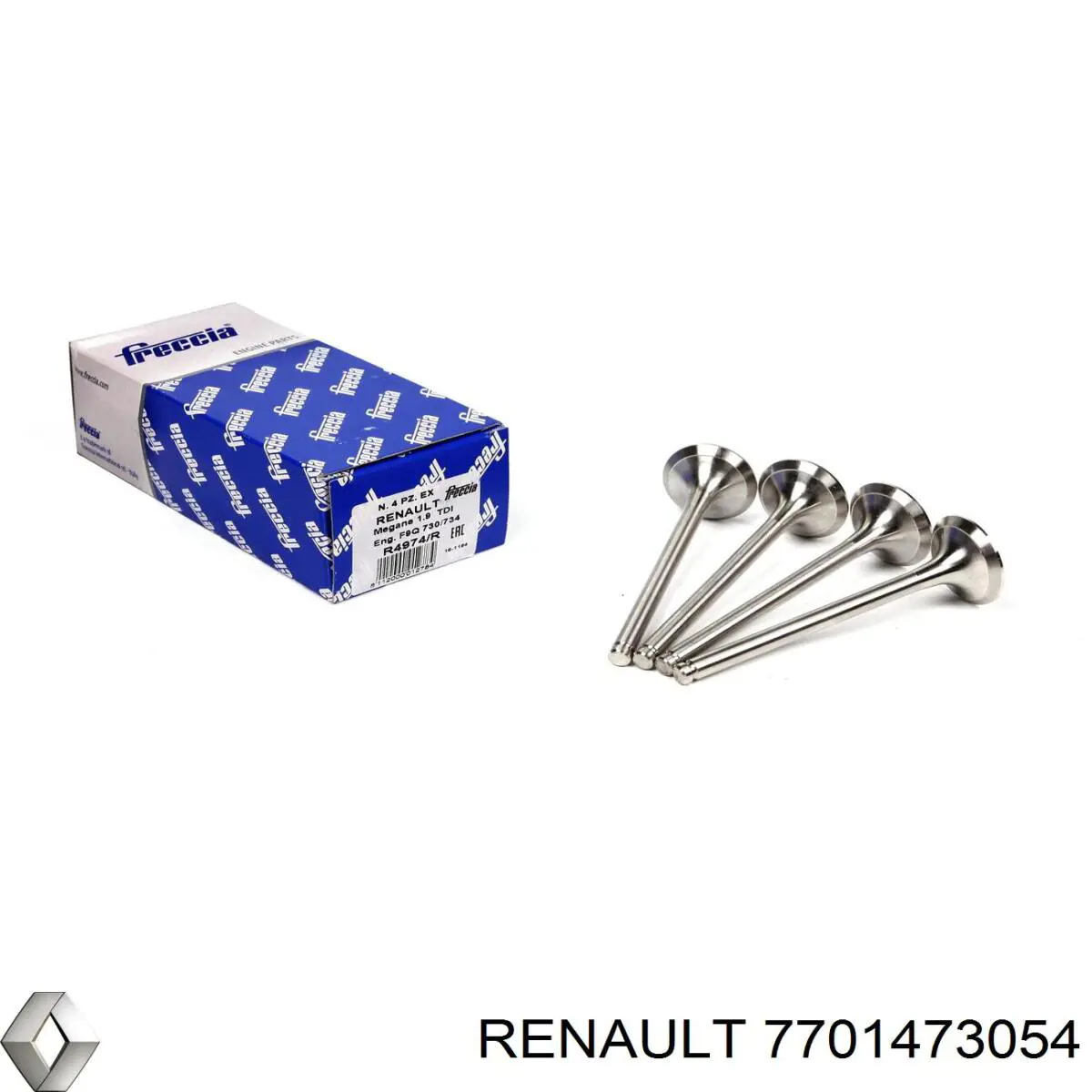 Прокладка турбины монтажный комплект Renault (RVI) 7701473054