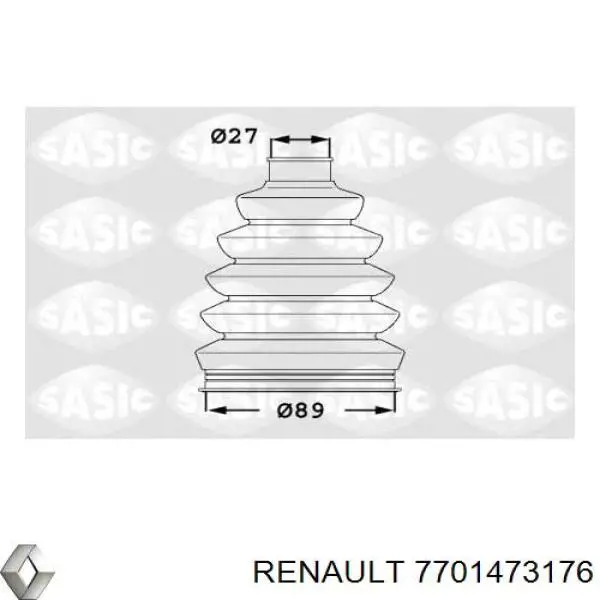 Чехол шруса Renault (RVI) 7701473176 цена, от 11.27 USD