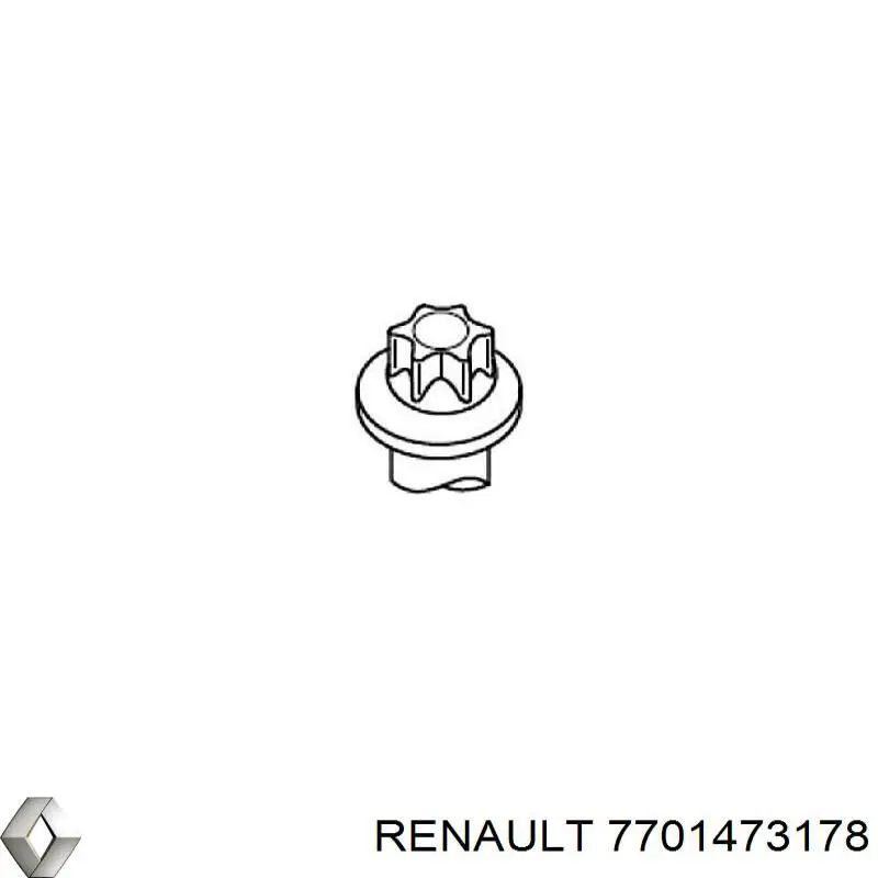 Болт головки блока цилиндров, ГБЦ Renault (RVI) 7701473178 цена, от 19.50 USD