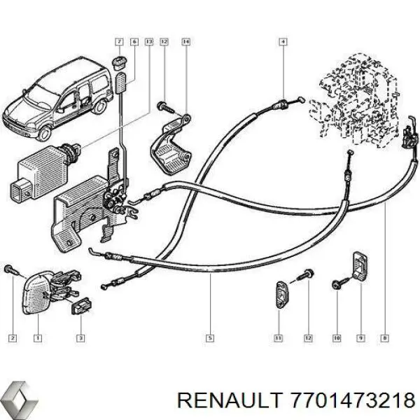 Нижний комплект прокладок двигателя Renault (RVI) 7701473218 цена, от 26.98 USD