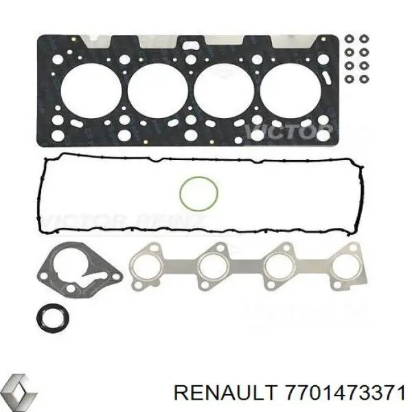 Купить 7701473371 Renault (RVI) Верхний комплект прокладок двигателя