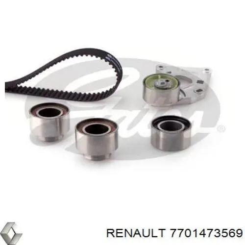 Kit correa de distribución 7701473569 Renault (RVI)