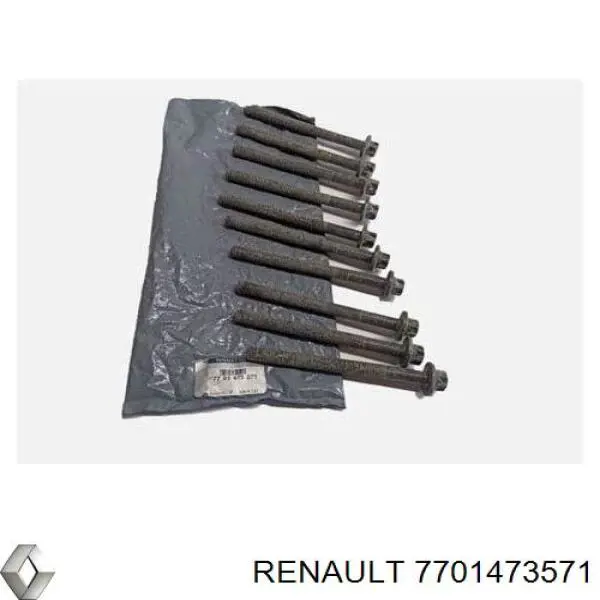 Болт головки блока циліндрів, ГБЦ 7701473571 Renault (RVI)