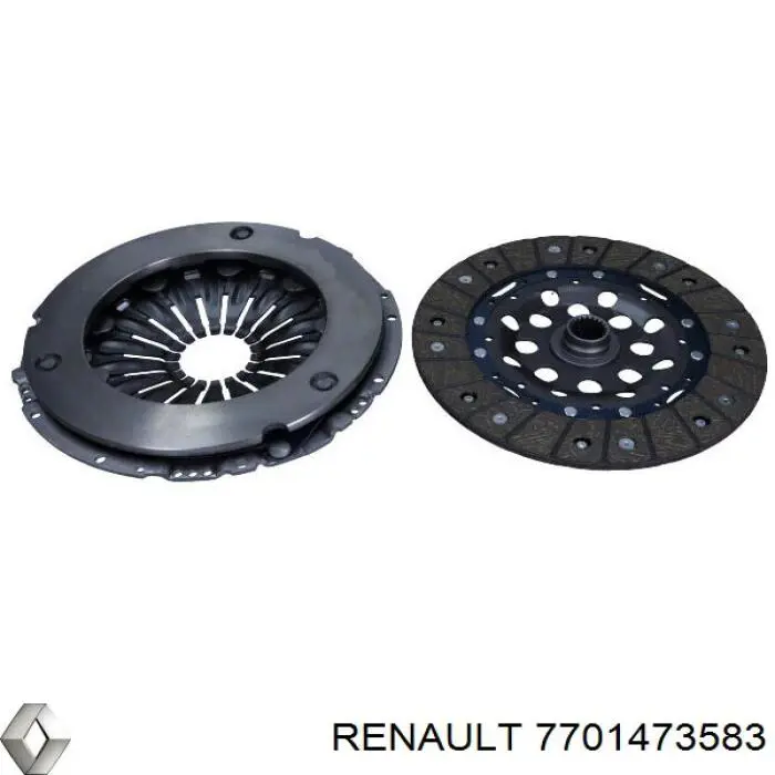 Купить 7701473583 Renault (RVI) Комплект сцепления (диск, корзина, подшипник)