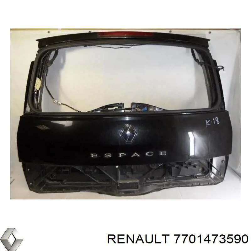 901007291R Renault (RVI) Задняя дверь