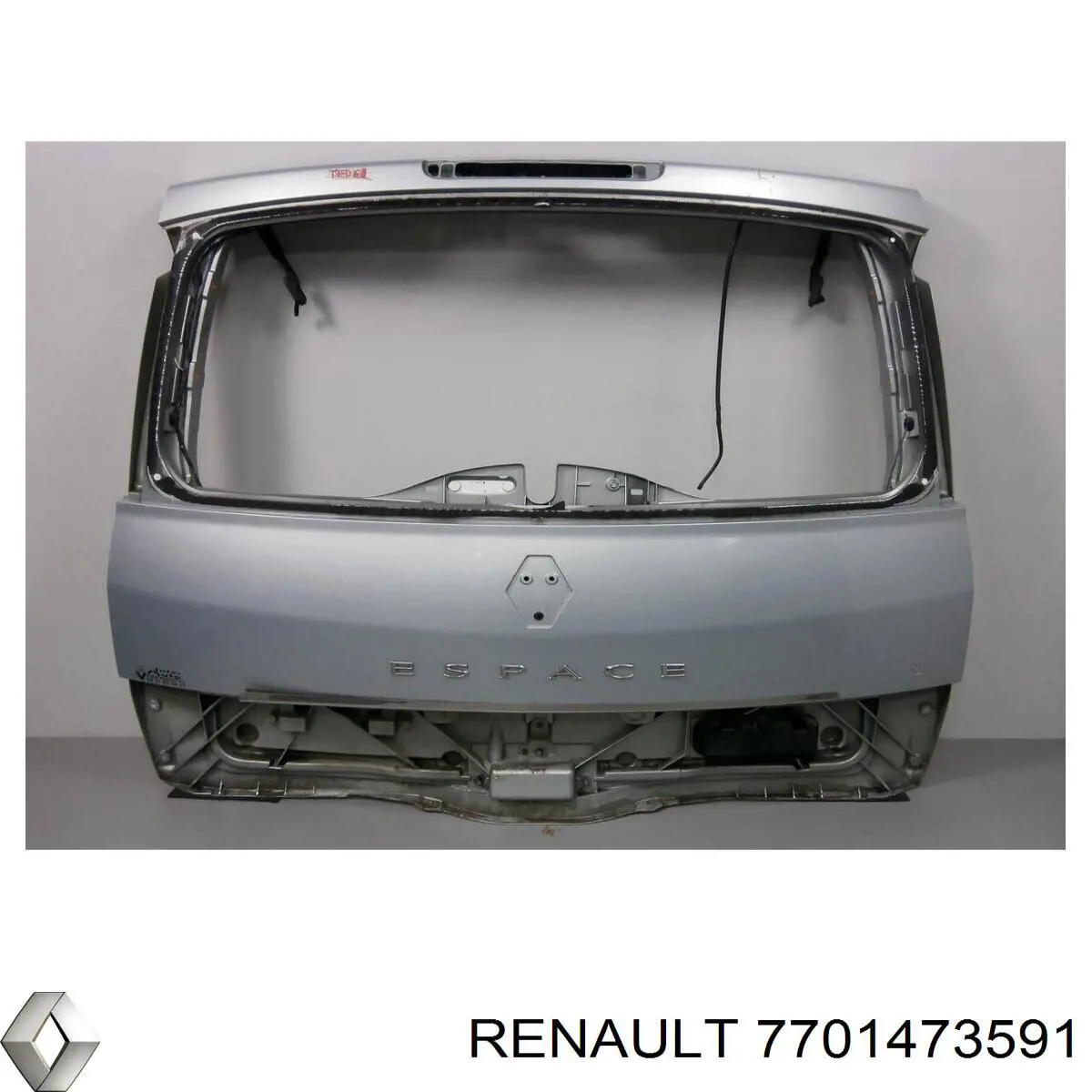 7701473591 Renault (RVI) porta traseira (3ª/5ª porta-malas (tampa de alcapão)