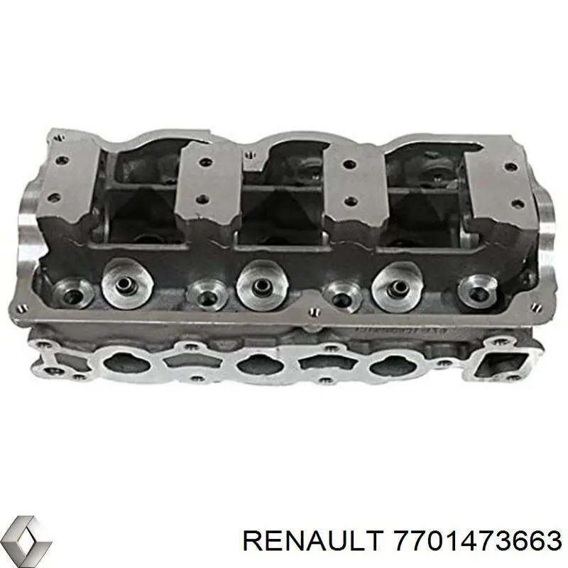 7701473663 Renault (RVI) головка блока цилиндров (гбц)