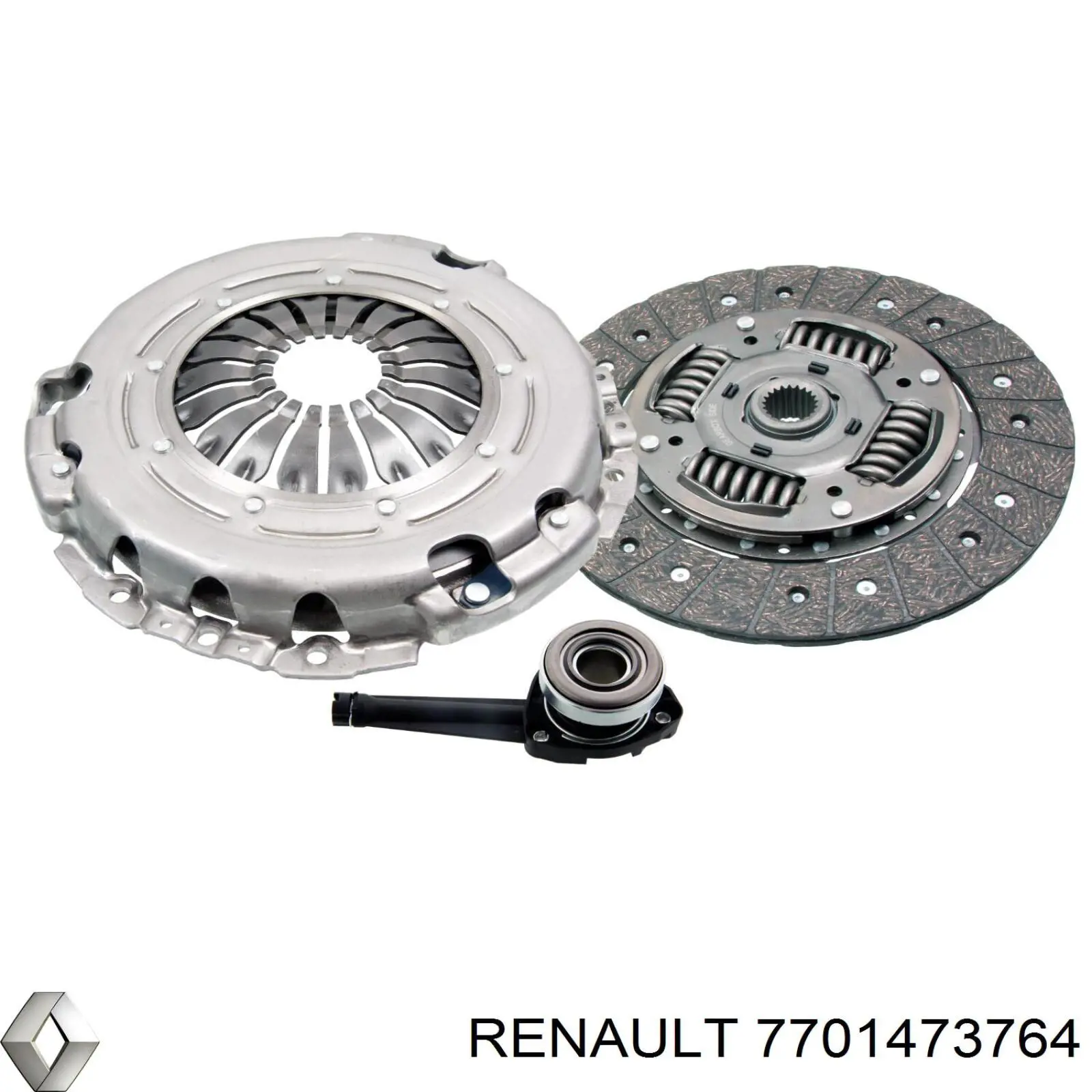 Комплект сцепления (3 части) Renault (RVI) 7701473764 цена, от 131.70 USD