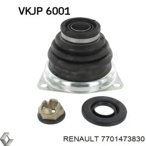Купить 7701473830 Renault (RVI) Пыльник ШРУСа внутренний, передней полуоси, левый