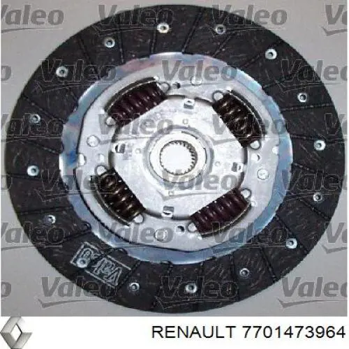 Комплект сцепления (3 части) Renault (RVI) 7701473964 цена, от 111.17 USD
