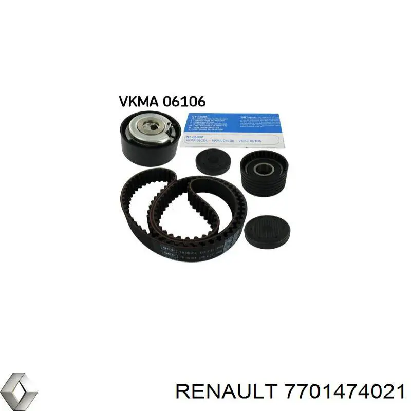 Купить 7701474021 Renault (RVI) Комплект ГРМ