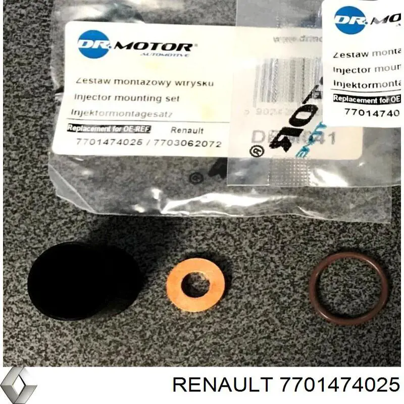 Купить 7701474025 Renault (RVI) Ремкомплект форсунок