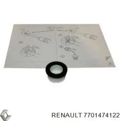Купить 7701474122 Renault (RVI) Правый сальник полуоси