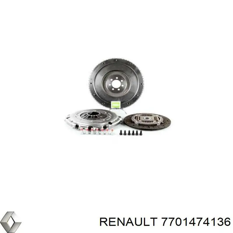 Маховик двигателя Renault (RVI) 7701474136 цена, от 429.43 USD