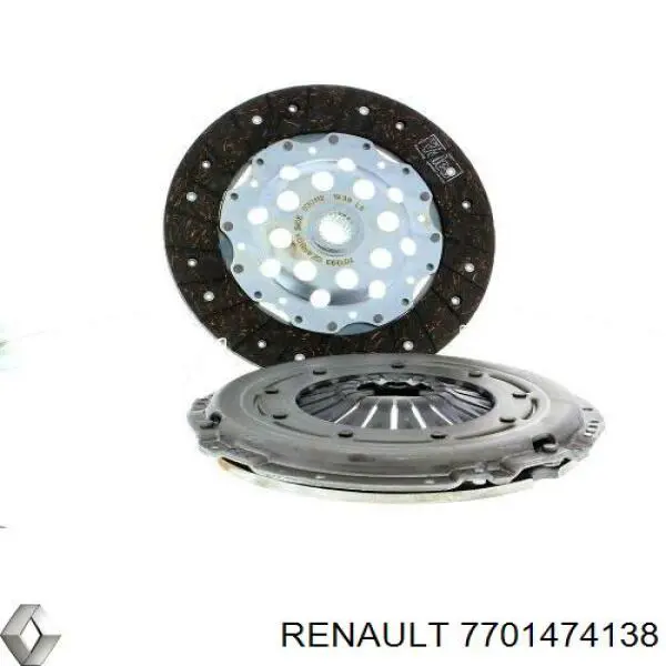Купить 7701474138 Renault (RVI) Комплект сцепления (диск, корзина, подшипник)