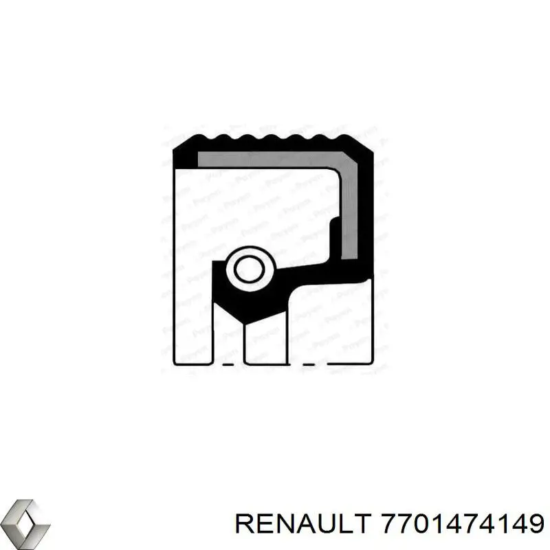 Сальник двигателя распредвала Renault (RVI) 7701474149 цена, от 11.61 USD