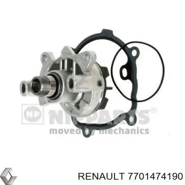 Помпа охлаждения Renault (RVI) 7701474190 цена, от 46.14 USD