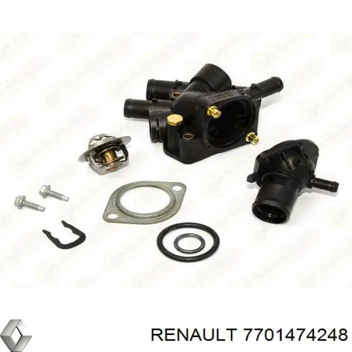 Корпус термостата 7701474248 Renault (RVI)