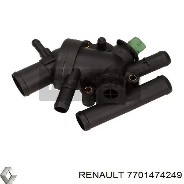 Caja del termostato 7701474249 Renault (RVI)