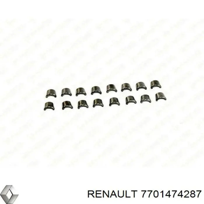 Válvula de admisión 7701474287 Renault (RVI)