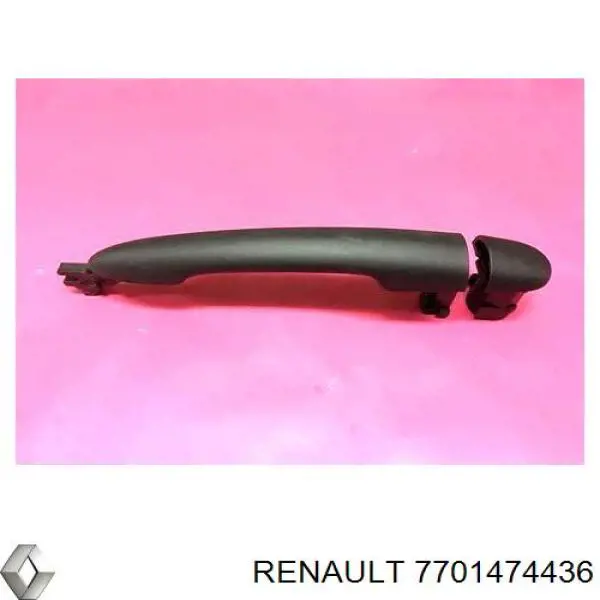 Ручка двери передней наружная 7701474436 Renault (RVI)