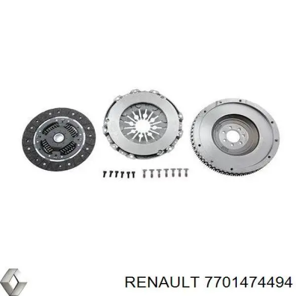 Маховик двигателя Renault (RVI) 7701474494 цена, от 412.44 USD