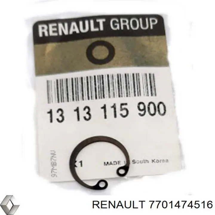 Прокладка пробки поддона двигателя Renault (RVI) 7701474516 цена, от 0.72 USD