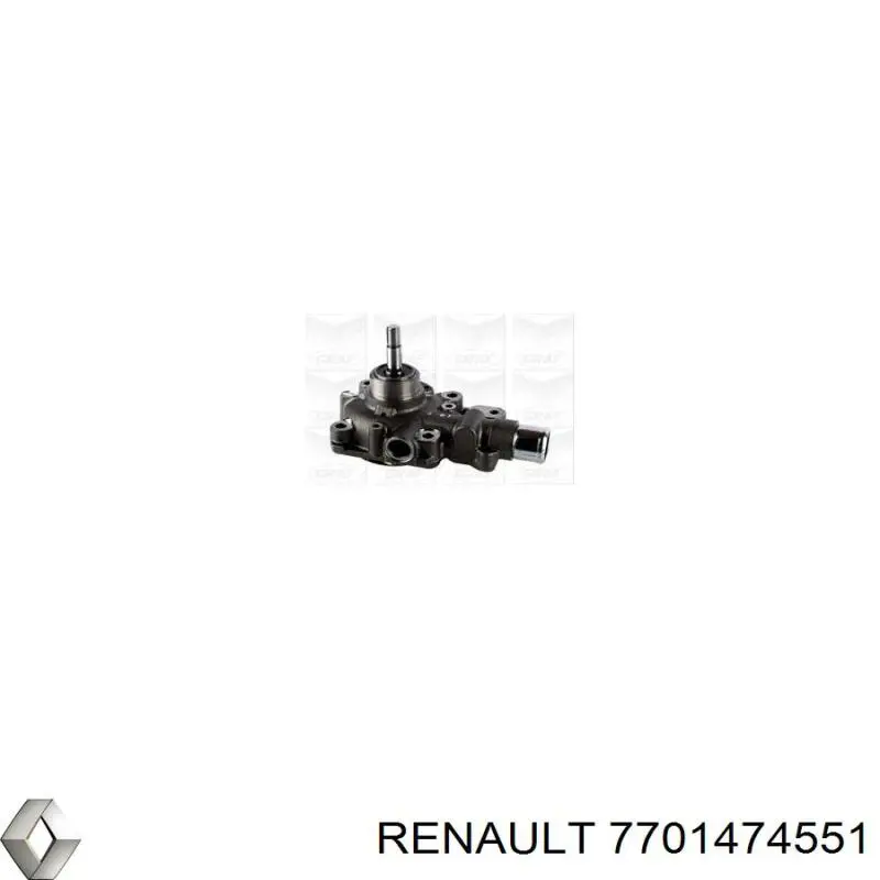 7701474551 Renault (RVI) помпа