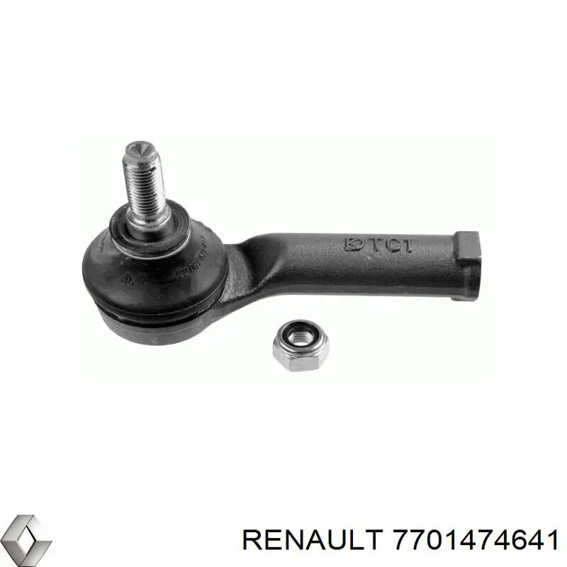 Купить 7701474641 Renault (RVI) Наконечник рулевой тяги, внешний