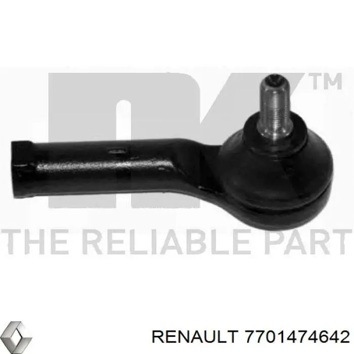 Купить 7701474642 Renault (RVI) Наконечник рулевой тяги, внешний